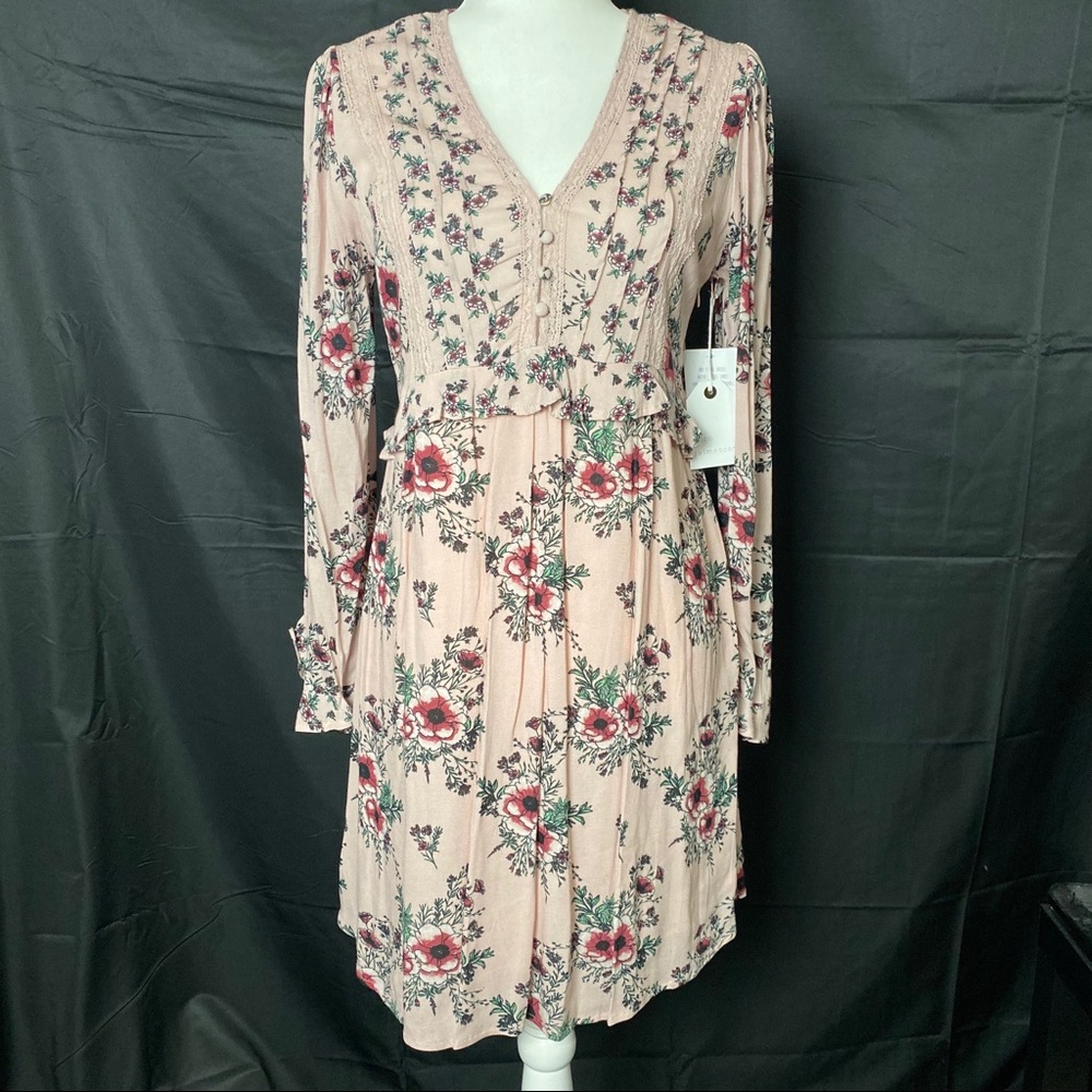 Coco + Jaimeson long sleeved dress